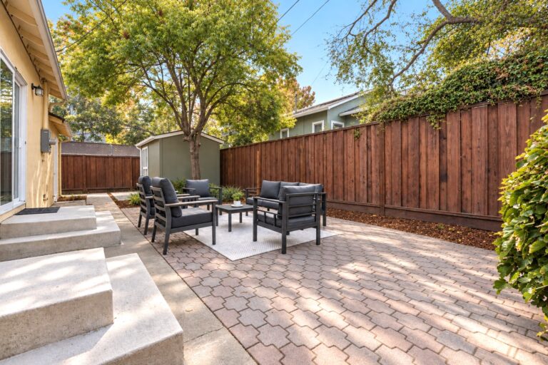 Tranquil Natural-Light Backyard Patio